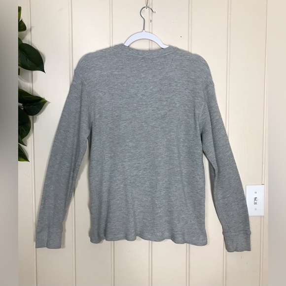 Members Mark Light Grey Soft Thermal Henley Style Top LS Shirt 
Unisex 
Medium - Picture 11 of 16